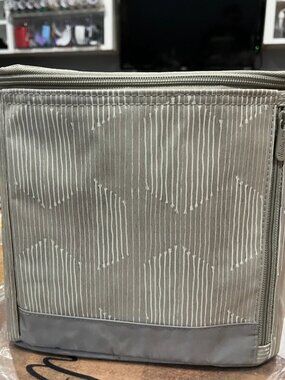 Thirty-One Insulated Bucket Tote Abbey Stone Geo